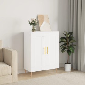 Credenza Bianca 69,5x34x90 cm in Legno Multistrato