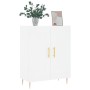 Credenza Bianca 69,5x34x90 cm in Legno Multistrato