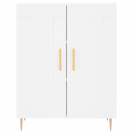 Credenza Bianca 69,5x34x90 cm in Legno Multistrato