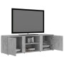 Mobile Porta TV Grigio Cemento 120x34x37cm in Legno Multistrato