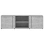 Mobile Porta TV Grigio Cemento 120x34x37cm in Legno Multistrato