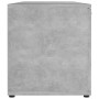 Mobile Porta TV Grigio Cemento 120x34x37cm in Legno Multistrato