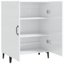 Credenza 70x34x90 cm in Legno Multistrato Bianco Lucido