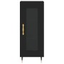 Credenza Nero 34,5x34x90 cm in Legno Multistrato