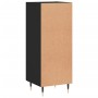 Credenza Nero 34,5x34x90 cm in Legno Multistrato