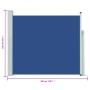 Tenda Laterale Retrattile per Patio 100x300 cm Blu