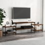 Mobile Porta TV Rovere Marrone 197x35x52 cm Legno Multistrato