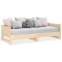 Dormeuse Estraibile Legno Massello Pino 2x(90x200) cm