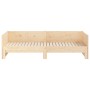 Dormeuse Estraibile Legno Massello Pino 2x(90x200) cm