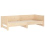 Dormeuse Estraibile Legno Massello Pino 2x(90x200) cm