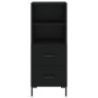 Credenza Nero 34,5x34x90 cm in Legno Multistrato