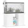 Supporto per Acquario 101x41x58 cm in Legno Multistrato Bianco