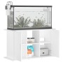 Supporto per Acquario 101x41x58 cm in Legno Multistrato Bianco