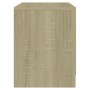 Comodini 2 pz Rovere Sonoma 45x34,5x44,5 cm in Truciolato