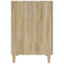 Scrivania Rovere Sonoma 140x50x75 cm in Legno Multistrato