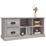 Mobile Porta TV Grigio Sonoma 102x35,5x47,5cm Legno Multistrato