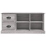 Mobile Porta TV Grigio Sonoma 102x35,5x47,5cm Legno Multistrato