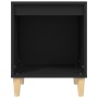 Comodino Nero 40x35x50 cm in Legno Multistrato