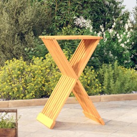 Sgabello Pieghevole 40x32,5x70 cm in Legno Massello di Teak