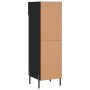 Scarpiera Nera 30x35x105 cm in Legno Multistrato