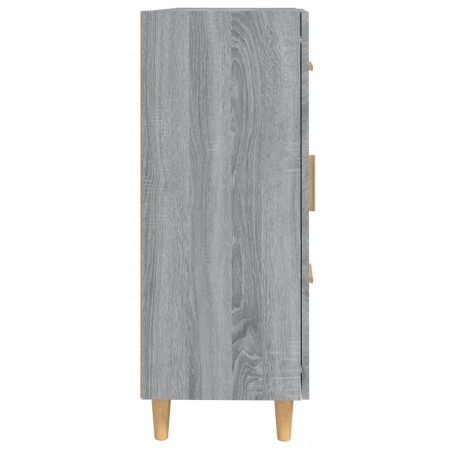 Credenza Grigio Sonoma 69,5x34x90 cm in Legno Multistrato