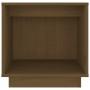 Comodini 2 pz Miele 40x30x40 cm in Legno Massello di Pino