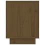 Comodini 2 pz Miele 40x30x40 cm in Legno Massello di Pino