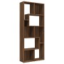 Libreria Rovere Marrone 67x24x161 cm in Legno Multistrato