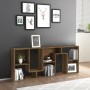 Libreria Rovere Marrone 67x24x161 cm in Legno Multistrato