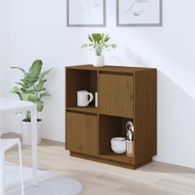 Credenza Miele 74x35x80 cm in Legno Massello di Pino