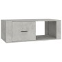 Tavolino Salotto Grigio Cemento 100x50,5x35cm Legno Multistrato