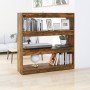 Libreria/Divisorio Rovere Fumo 100x30x103 cm