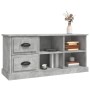 Mobile TV Grigio Cemento 102x35,5x47,5 cm in Legno Multistrato