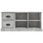 Mobile TV Grigio Cemento 102x35,5x47,5 cm in Legno Multistrato