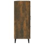 Credenza Rovere Fumo 69,5x34x90 cm in Legno Multistrato