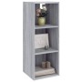 Pensile Grigio Sonoma 34,5x32,5x90 cm Legno Multistrato