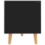 Mobile Porta TV Nero 90x40x48,5 cm in Legno Multistrato