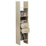 Libreria Rovere Sonoma 40x35x180 cm in Legno Multistrato