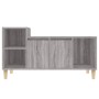 Mobile TV Grigio Sonoma 100x35x55 cm in Legno Multistrato