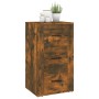 Credenza Rovere Fumo 40x33x70 cm in Legno Multistrato