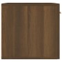 Mobile a Parete Rovere Marrone 60x36,5x35 cm Legno Multistrato