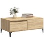 Tavolino Salotto Rovere Sonoma 90x50x36,5 cm Legno Multistrato