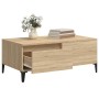 Tavolino Salotto Rovere Sonoma 90x50x36,5 cm Legno Multistrato