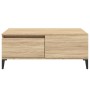 Tavolino Salotto Rovere Sonoma 90x50x36,5 cm Legno Multistrato