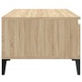 Tavolino Salotto Rovere Sonoma 90x50x36,5 cm Legno Multistrato