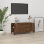 Mobile Porta TV Rovere Marrone 102x44,5x50 cm Legno Multistrato