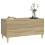 Tavolino Salotto Rovere Sonoma 90x44,5x45 cm Legno Multistrato