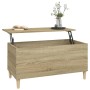 Tavolino Salotto Rovere Sonoma 90x44,5x45 cm Legno Multistrato