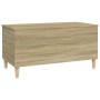 Tavolino Salotto Rovere Sonoma 90x44,5x45 cm Legno Multistrato