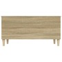 Tavolino Salotto Rovere Sonoma 90x44,5x45 cm Legno Multistrato